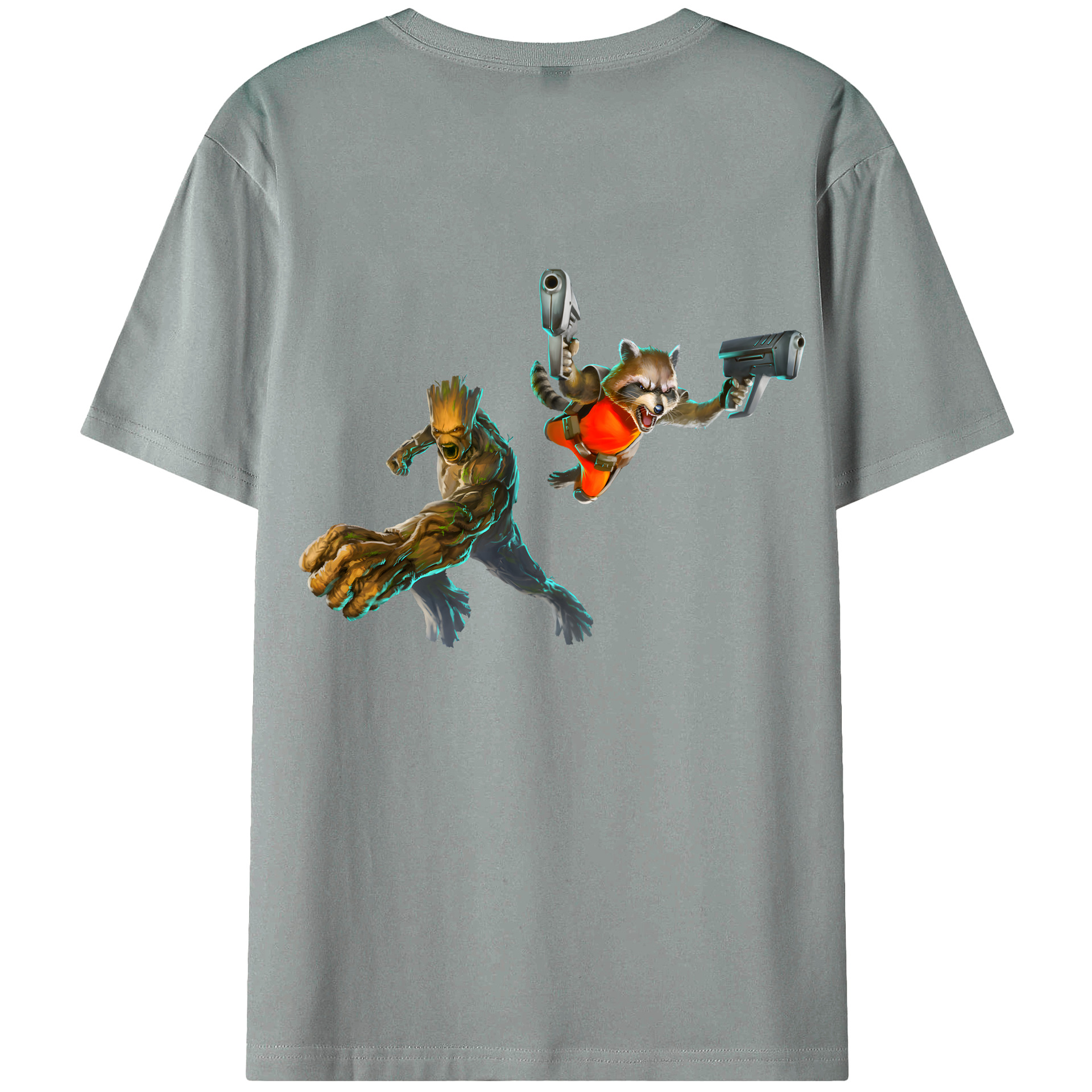 （画像用） アベンジャーズ The Avengers 綿100％ メンズ半袖Tシャツ（バックプリント） 通気性